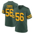 Tlead GB.Packers #56 Edgerrin Cooper Player Green Alternate Home Game Stitched Jerseys