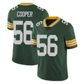 Tlead GB.Packers #56 Edgerrin Cooper Player Green Vapor Untouchable Limited Home Game Stitched Jerseys
