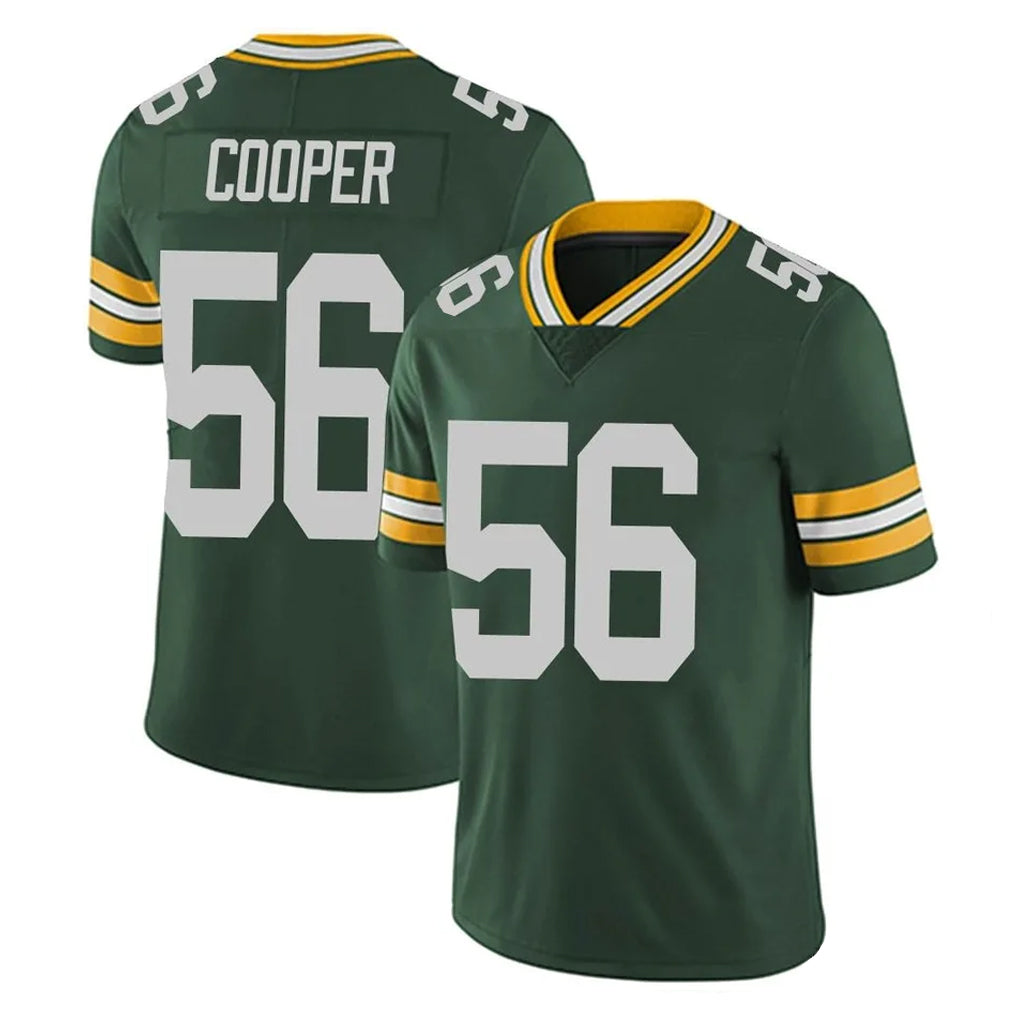 Tlead GB.Packers #56 Edgerrin Cooper Player Green Vapor Untouchable Limited Home Game Stitched Jerseys