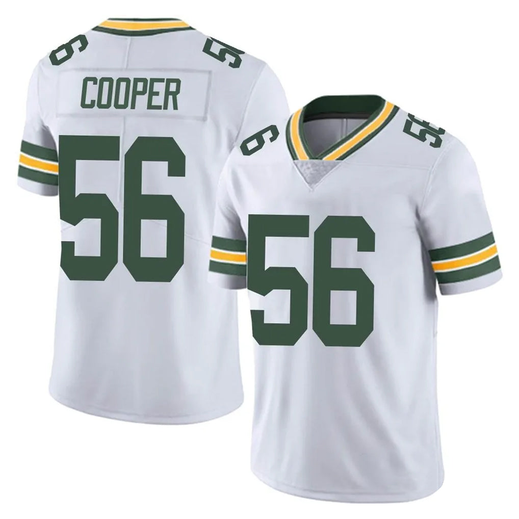 Tlead GB.Packers #56 Edgerrin Cooper Player White Vapor Untouchable Limited Home Game Stitched Jerseys