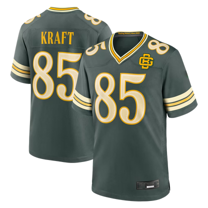 Tlead GB.Packers #85 Tucker Kraft Green 2026 Rivalries Collection Game Stitched Jerseys