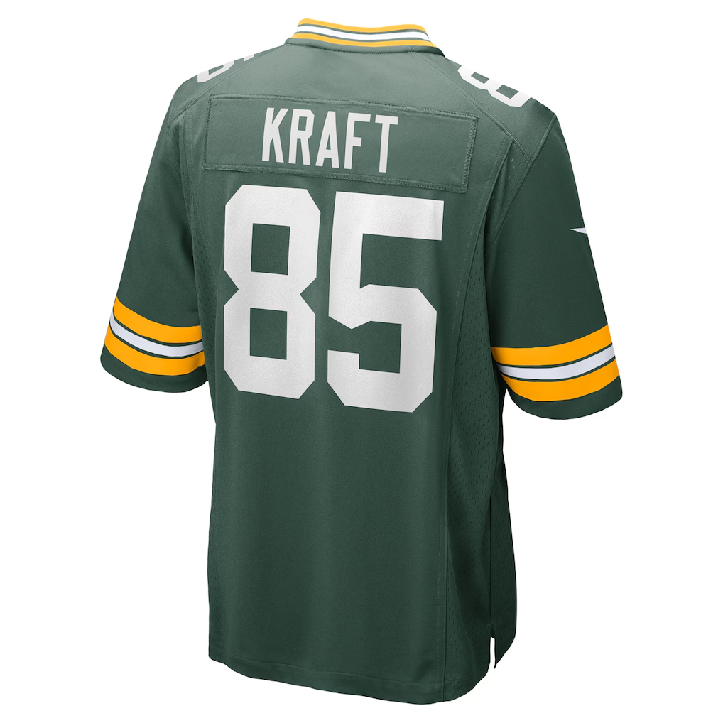 Tlead GB.Packers #85 Tucker Kraft Green Game Stitched Jerseys