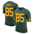Tlead GB.Packers #85 Tucker Kraft Player Green Alternate Vapor Home Game Stitched Jerseys