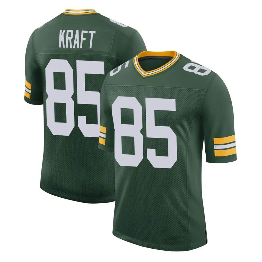 Tlead GB.Packers #85 Tucker Kraft Player Green Limited Classic Home Game Stitched Jerseys