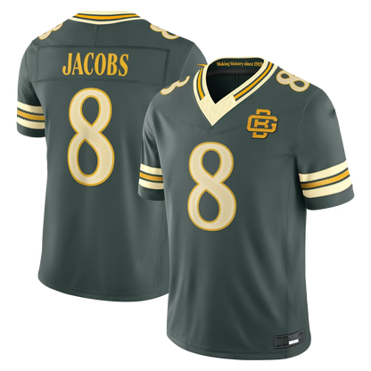 Tlead GB.Packers #8 Josh Jacobs Green 2026 Rivalries Collection Limited Stitched Jerseys