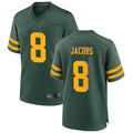 Tlead GB.Packers #8 Josh Jacobs Player Green Home Replica Stitched Jerseys