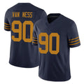 Tlead GB.Packers #90 Lukas Van Ness Player Navy The 1923 Classic Vapor F.U.S.E. Home Game Stitched Jerseys