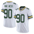Tlead GB.Packers #90 Lukas Van Ness Player White Vapor Untouchable Limited Home Game Stitched Jerseys
