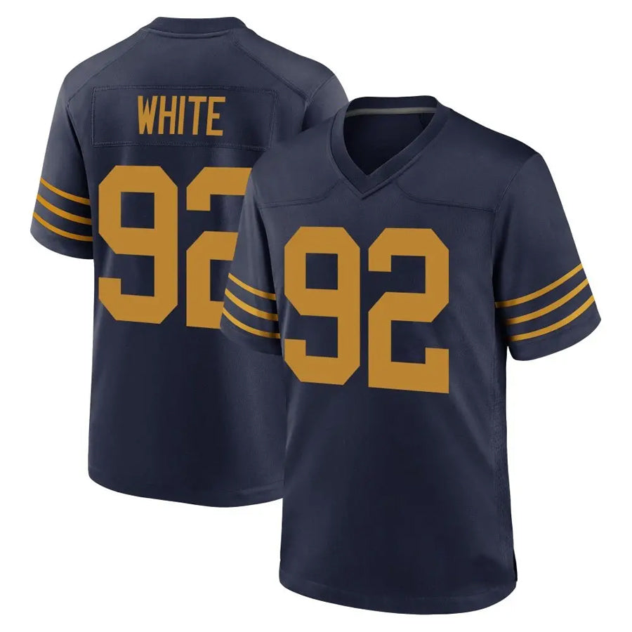 Tlead GB.Packers #92 Reggie White Player Navy The 1923 Classic Game Stitched Jerseys