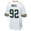 Tlead GB.Packers #92 Reggie White Player White Home Game Stitched Jerseys