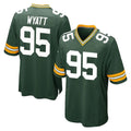 Tlead GB.Packers #95 Devonte Wyatt Player Green Home Game Stitched Jerseys