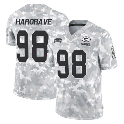 Tlead GB.Packers #98 Javon Hargrave Player Arctic Camo Salute To Service Limited Stitched Jerseys