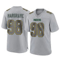 Tlead GB.Packers #98 Javon Hargrave Player Gray Atmosphere Fashion Home Game Stitched Jerseys