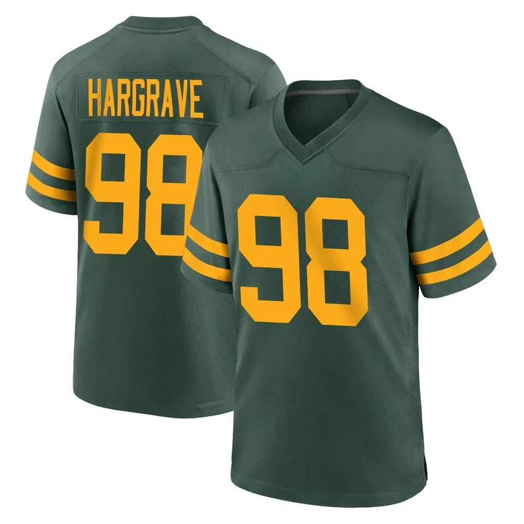 Tlead GB.Packers #98 Javon Hargrave Player Green Alternate Home Game Stitched Jerseys