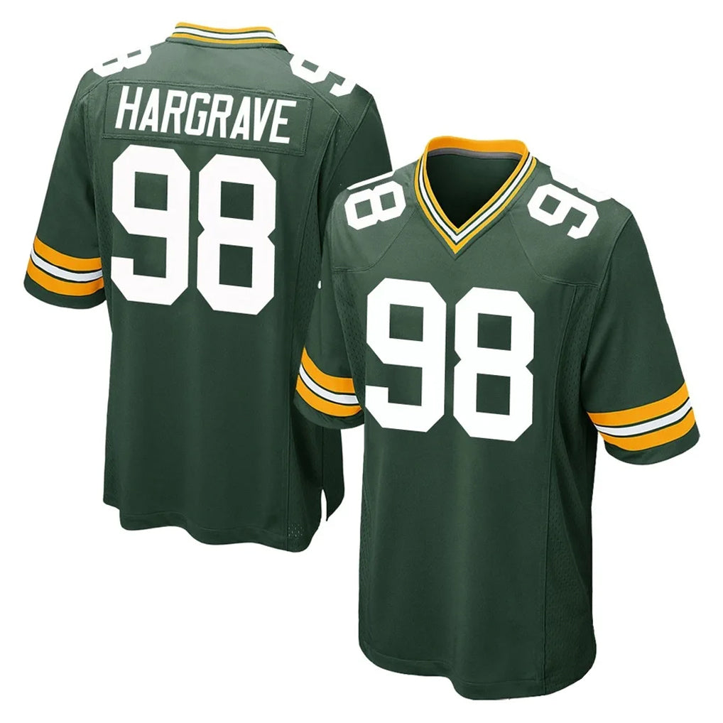 Tlead GB.Packers #98 Javon Hargrave Player Green Home Game Stitched Jerseys
