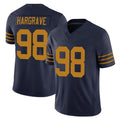 Tlead GB.Packers #98 Javon Hargrave Player Navy The 1923 Classic Vapor F.U.S.E. Home Game Stitched Jerseys
