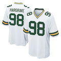 Tlead GB.Packers #98 Javon Hargrave Player White Home Game Stitched Jerseys
