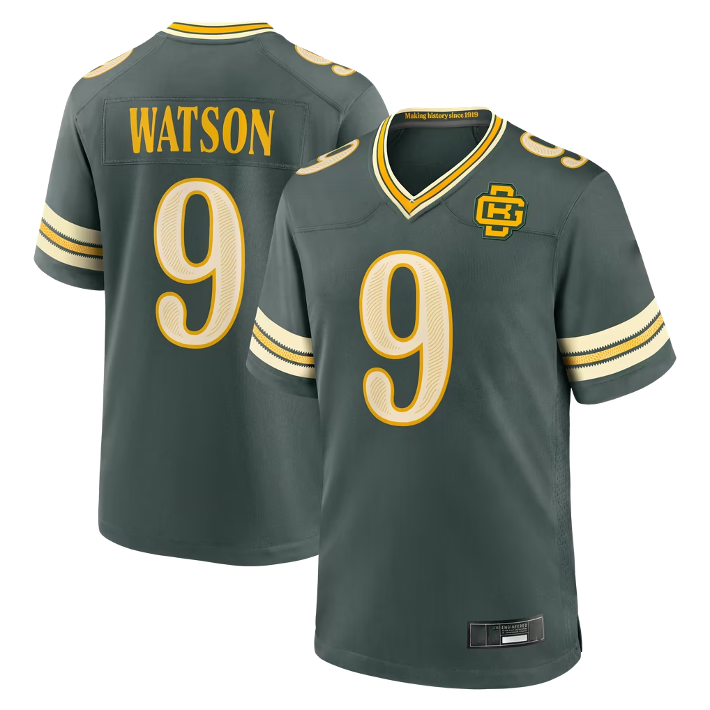 Tlead GB.Packers #9 Christian Watson Green 2026 Rivalries Collection Game Stitched Jerseys