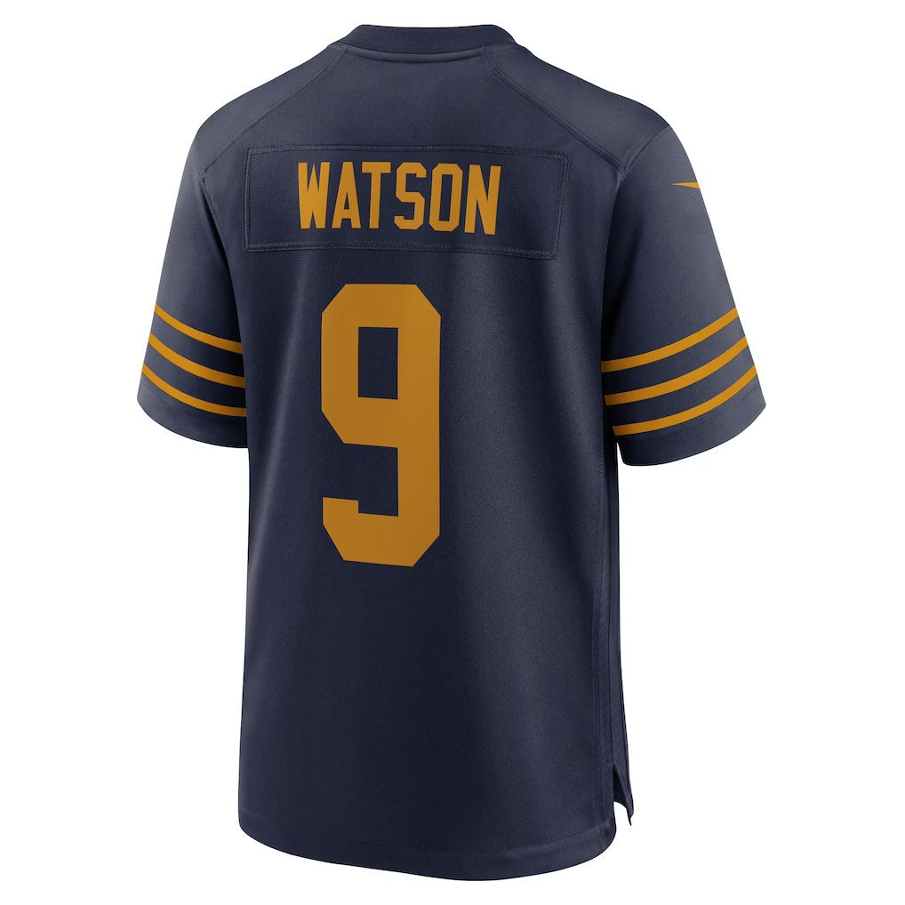 Tlead GB.Packers #9 Christian Watson Navy The 1923 Classic Game Stitched Jerseys