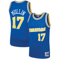 Tlead G.State Warriors #17 Chris Mullin Mitchell & Ness Royal 199394 Hardwood Classics Swingman Jerseys