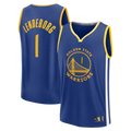 Tlead G.State Warriors #1 Yaxel Lendeborg Royal 2026  Draft First Round Pick Fast Break Jerseys - Icon Edition