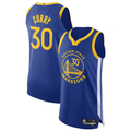 Tlead G.State Warriors #30 Stephen Curry Royal Authentic Jerseys - Icon Edition