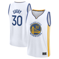 Tlead G.State Warriors #30 Stephen Curry White Swingman Jerseys-Association Edition
