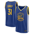Tlead G.State Warriors #31 Seth Curry Blue Fast Break Replica Jerseys - Icon Edition