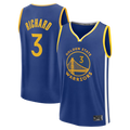 Tlead G.State Warriors #3 Will Richard Blue Fast Break Replica Jerseys - Icon Edition
