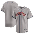 Tlead H.Astros Gray Home Limited Blank Player Stitched Jerseys