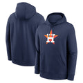 Tlead H.Astros Navy Club Fleece Pullover Hoodie Blank Player Stitched Jerseys