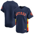 Tlead H.Astros Navy Home Limited Blank Player Stitched Jerseys