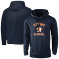 Tlead H.Astros Navy Pullover Hoodie Blank Player Stitched Jerseys