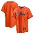 Tlead H.Astros Orange Home Game Blank Player Stitched Jerseys