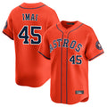 Tlead H.Astros #45 Tatsuya Imai Player Orange Home Limited Stitched Jerseys