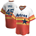 Tlead H.Astros #45 Tatsuya Imai Player Rainbow Cooperstown Collection T-shirt Stitched Jerseys