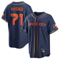 Tlead H.Astros #71 Josh Hader Player Navy City Connect Home Game Stitched Jerseys