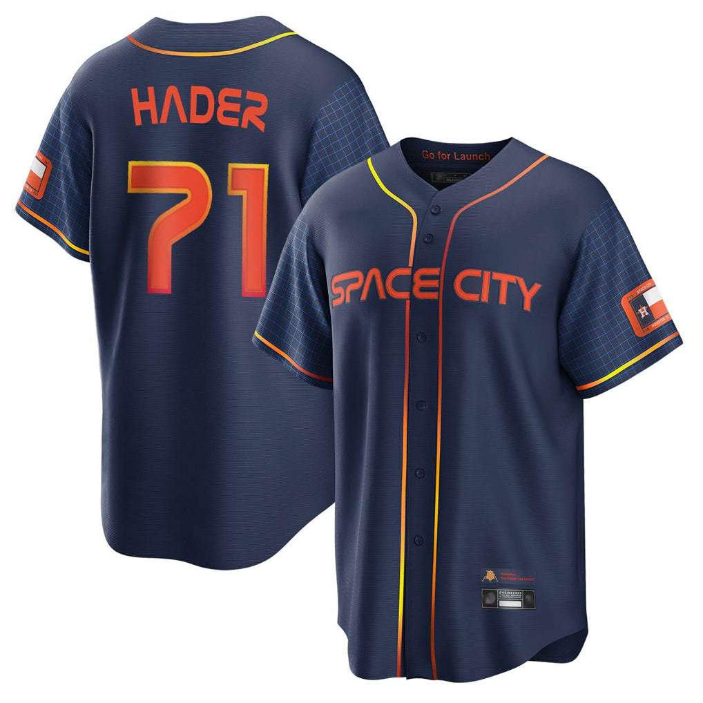 Tlead H.Astros #71 Josh Hader Player Navy City Connect Home Game Stitched Jerseys