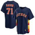 Tlead H.Astros #71 Josh Hader Player Navy Home Game Stitched Jerseys