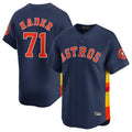 Tlead H.Astros #71 Josh Hader Player Navy Limited Home Stitched Jerseys
