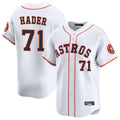 Tlead H.Astros #71 Josh Hader Player White Home Limited Stitched Jerseys