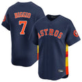 Tlead H.Astros #7 Craig Biggio Player Navy Home Limited Stitched Jerseys