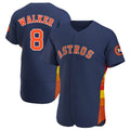Tlead H.Astros #8 Christian Walker Player Navy Home Limited Elite Stitched Jerseys