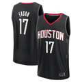 Tlead H.Rockets #17 Tari Eason Black Fast Break Replica Player Stitched Jerseys-Statement Edition