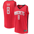 Tlead H.Rockets #8 Jae'Sean Tate Red Fast Break Replica Stitched Jerseys-Icon Edition