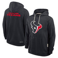Tlead H.Texans Navy Sideline Standard Home Dri-FIT Hoodie Blank Player Stitched Jerseys