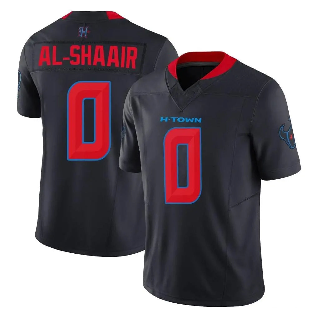 Tlead H.Texans #0 Azeez Al-Shaair Player Navy Limited 2nd Alternate Vapor F.U.S.E. Home Game Stitched Jerseys