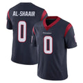 Tlead H.Texans #0 Azeez Al-Shaair Player Navy Limited Vapor Untouchable Home Game Stitched Jerseys