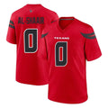 Tlead H.Texans #0 Azeez Al-Shaair Player Red Alternate Home Game Stitched Jerseys