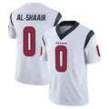 Tlead H.Texans #0 Azeez Al-Shaair Player White Limited Vapor Untouchable Home Game Stitched Jerseys